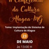 Prefeitura de Alagoa realizará II Conferência da Cultura dia 23 de Maio