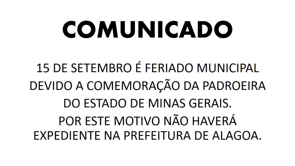 Comunicado